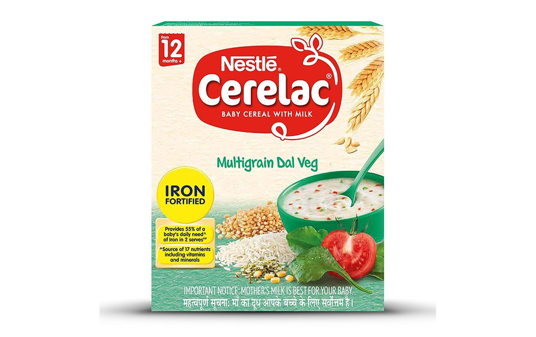 Nestle Cerelac Baby Cereal With Milk Multi Dal Veg   Box  300 grams